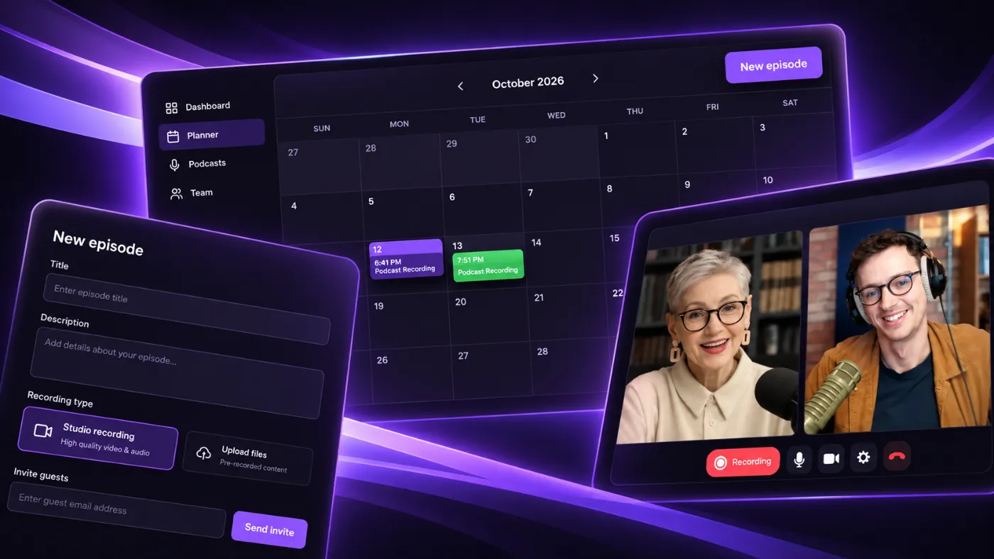 Introducing the Planner: One Calendar for Every Podcast You Produce
